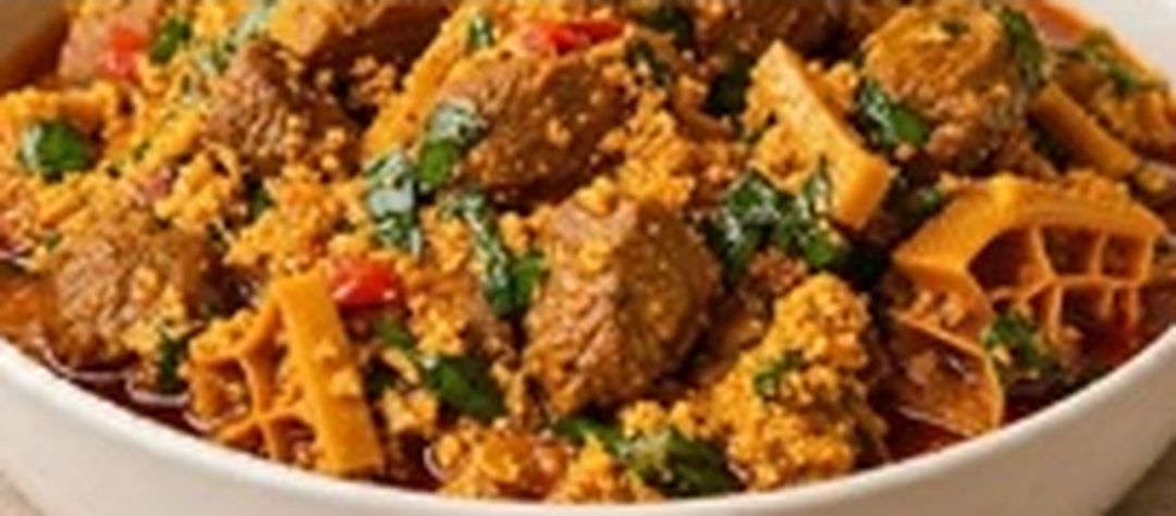 Egusi Soup — Nigerian dish at Volta Kitchen