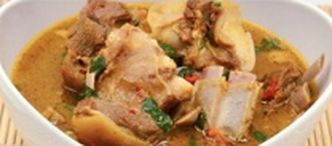 Goat Pepper Soup — Nigerian dish at Volta Kitchen